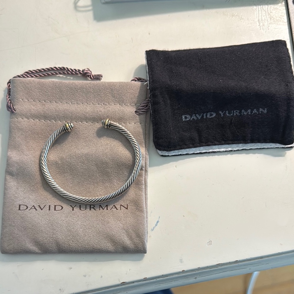 David Yurman Silver Cable Bracelet